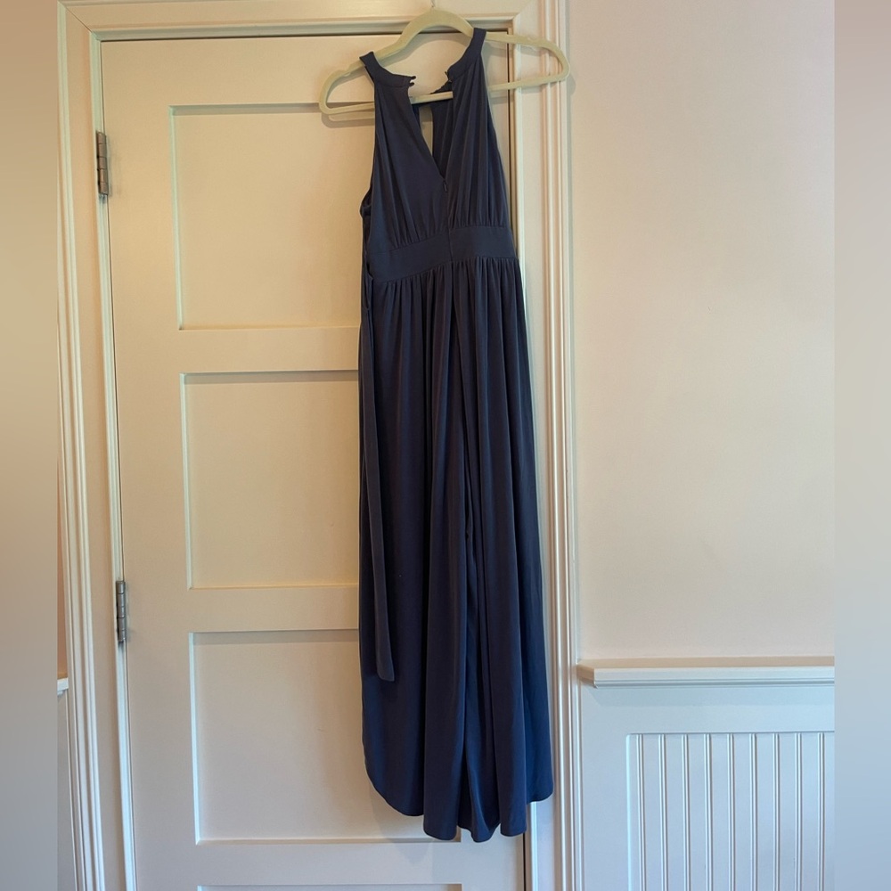 Anthropologie Moulinette Soeurs Eremita Blue Wide Leg Jumpsuit - Picture 4 of 5